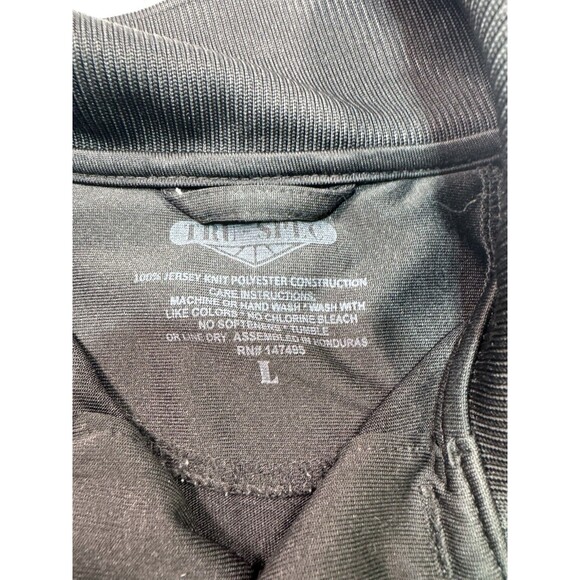 Tru Spec Polo Shirt Large Men's Black Cotton Polyester Blend Short Sleeve‎ - Picture 5 of 10
